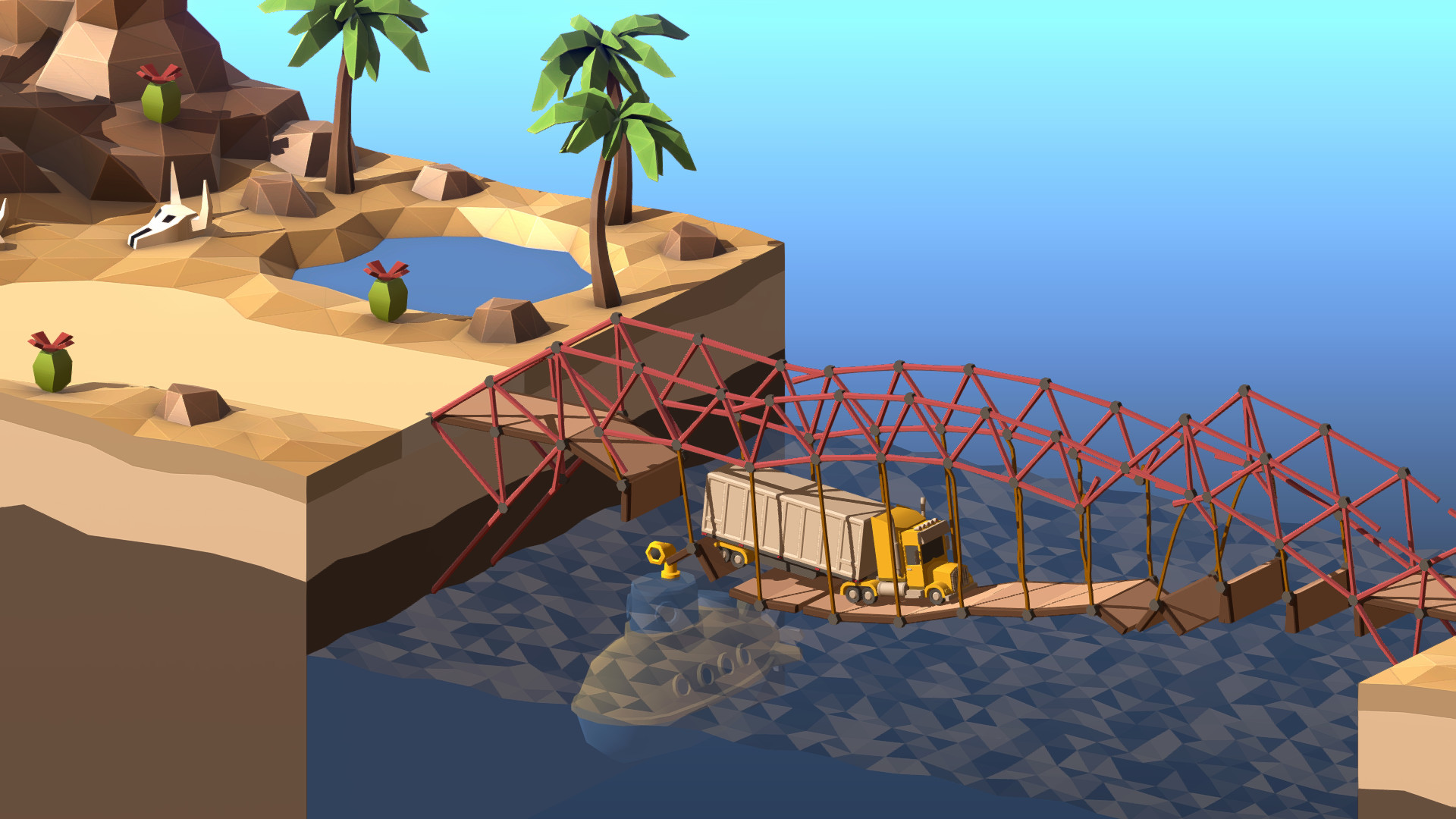 桥梁建造师2|v1. 65|官方中文|poly bridge 2|桥梁建筑师2插图9 桥梁建造师2|v1. 65|官方中文|poly bridge 2|桥梁建筑师2插图9