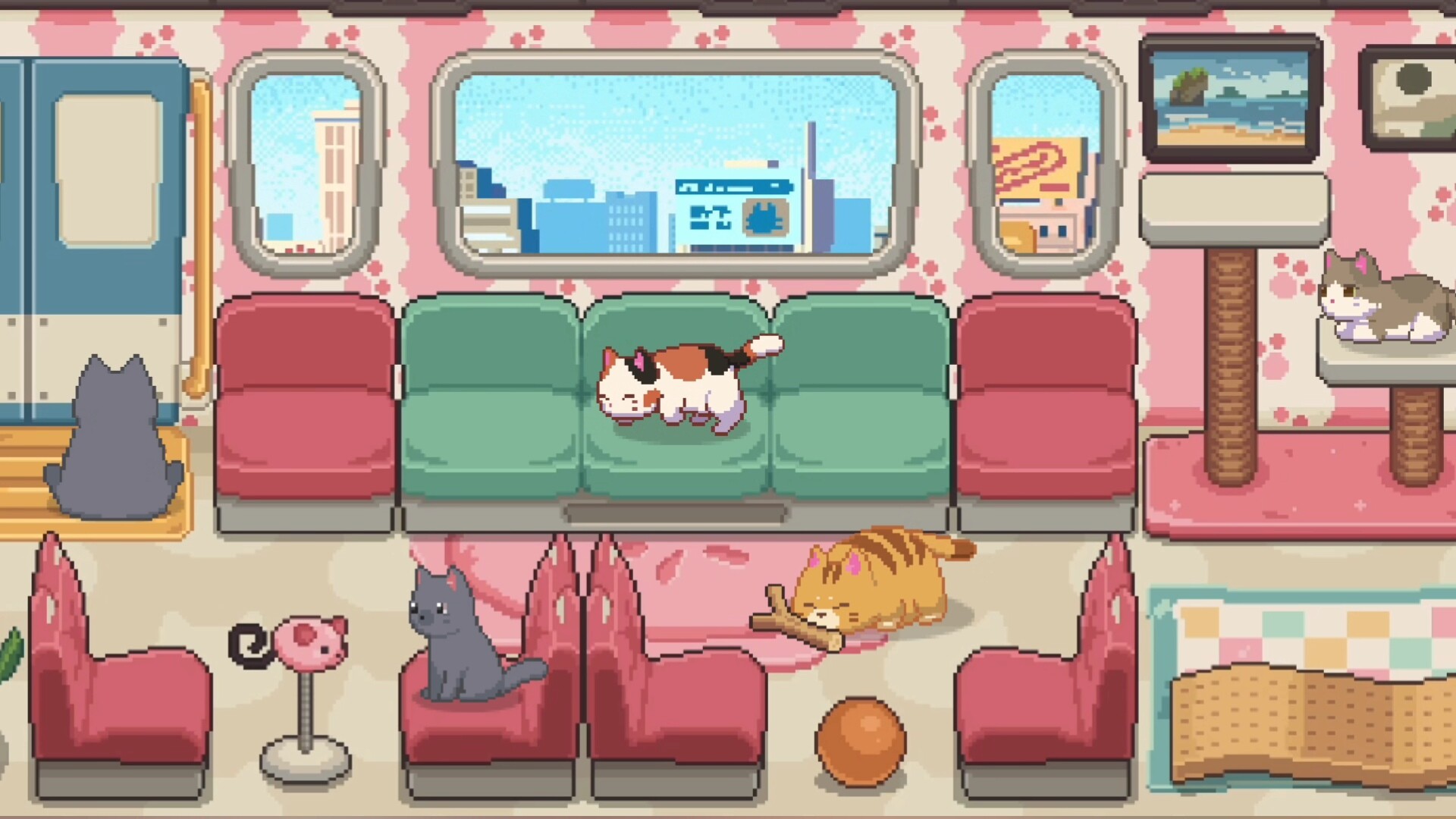 猫咪列车长 游戏截图3