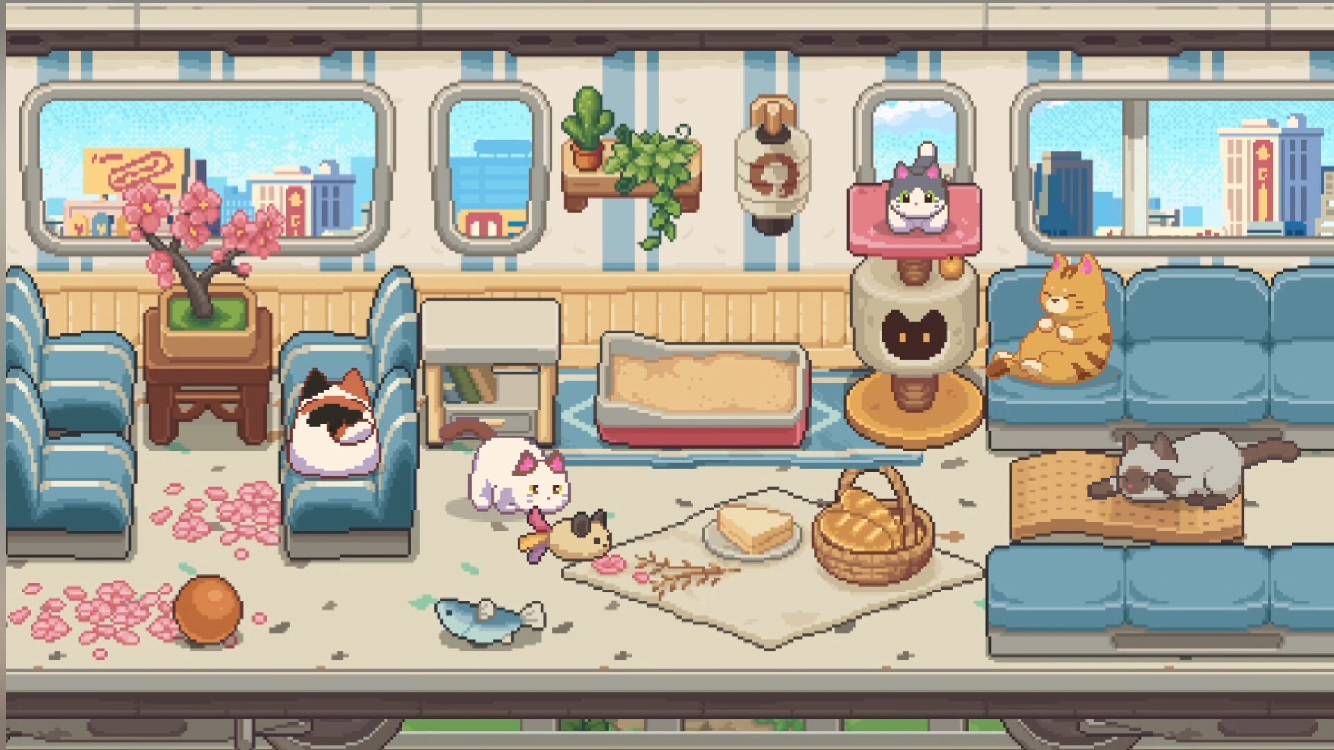 猫咪列车长 游戏截图5