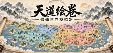 天道绘卷--修仙地图模拟器 游戏封面