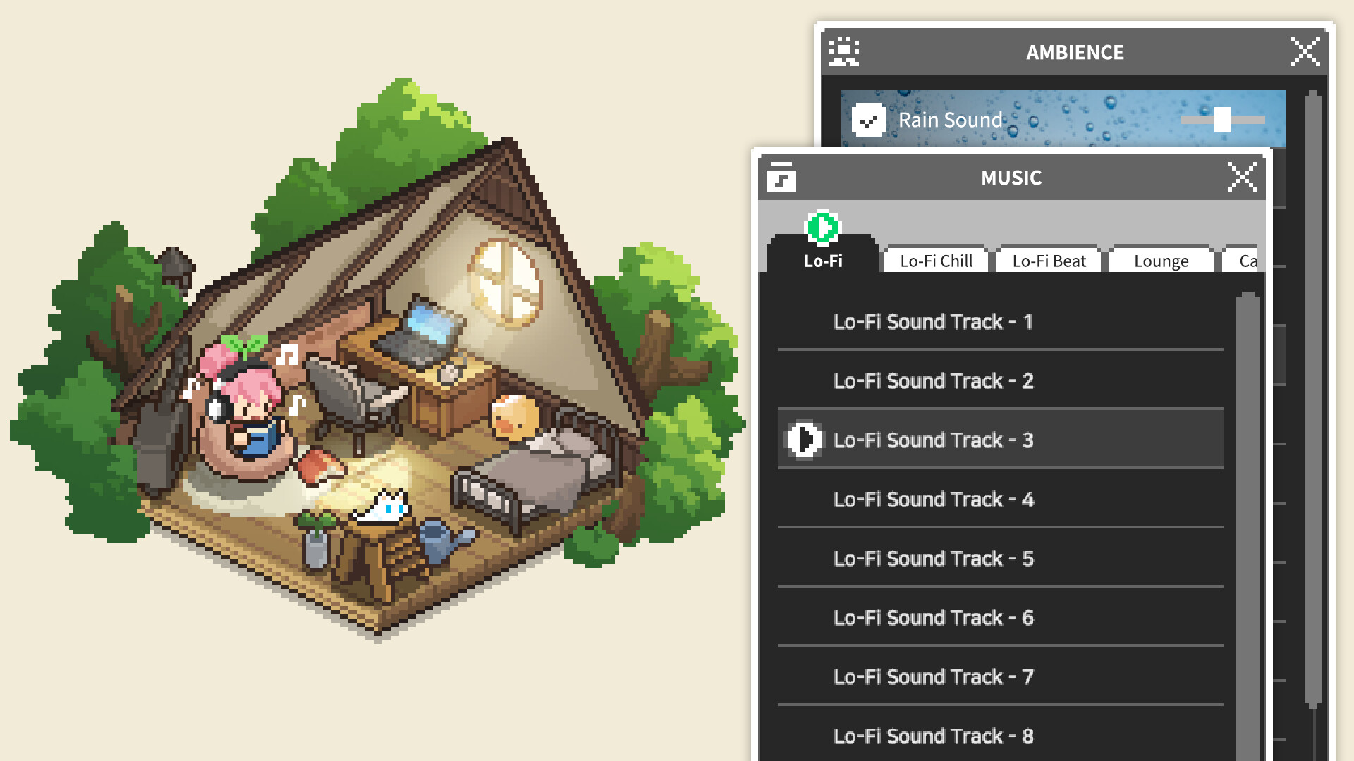 迷你舒适房间：Lo-Fi|v1.02.06|官方中文|Mini Cozy Room: Lo-Fi插图6
